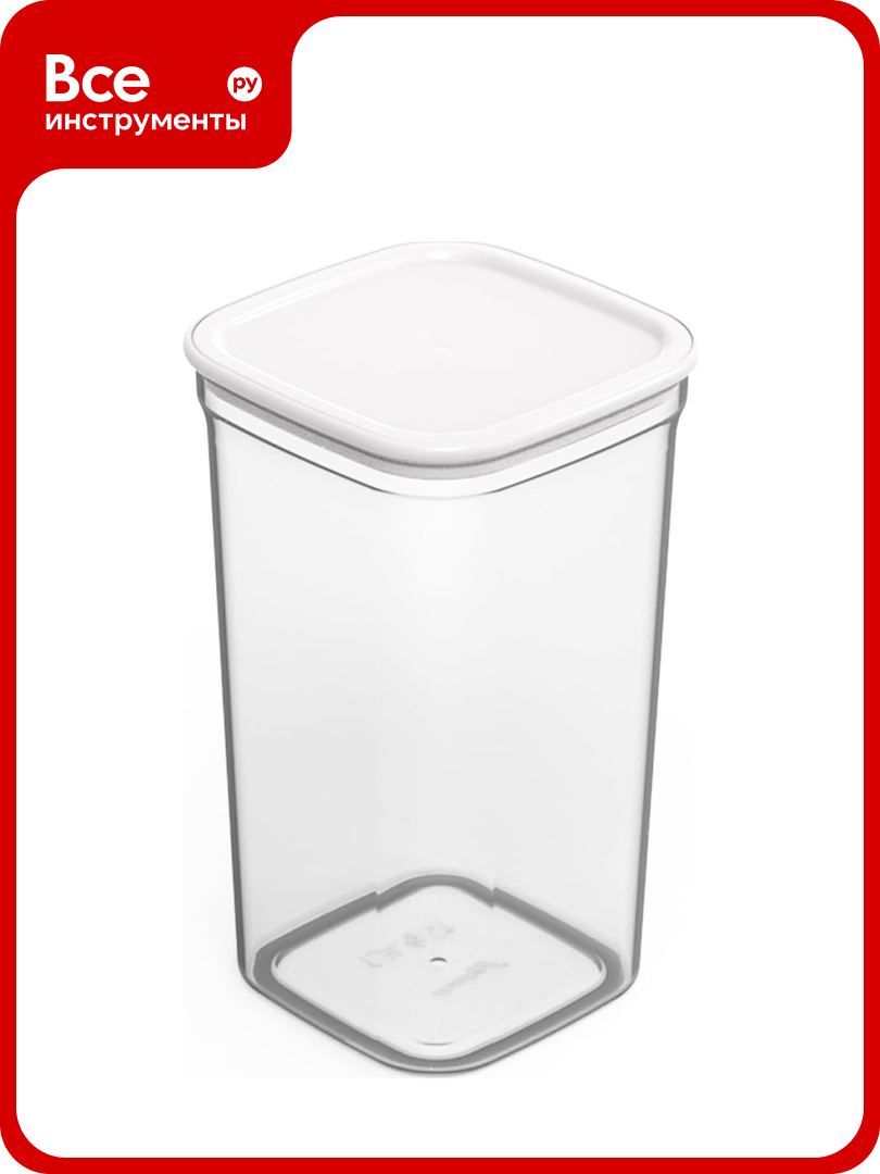 Контейнер для сыпучих продуктов Martika Смарт 1.3 л белый С414БЕЛ