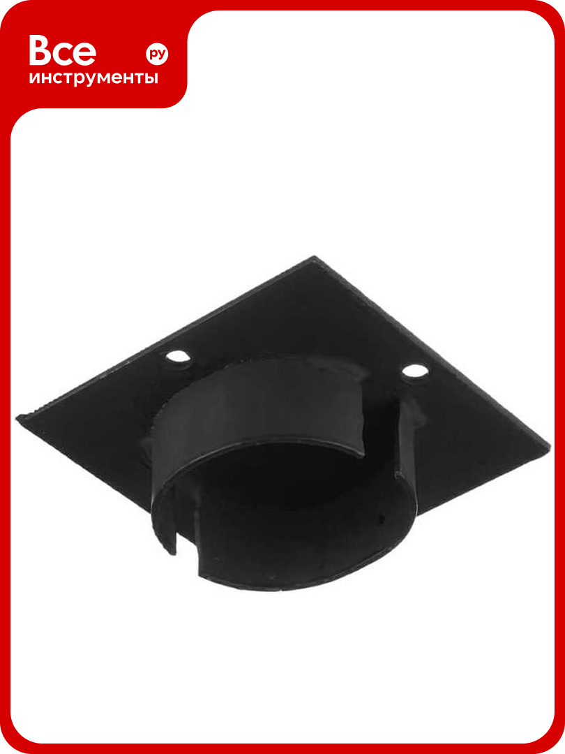 Оголовок для сваи Русская Свая 150x150x3 мм d76 мм черный Og-76-150