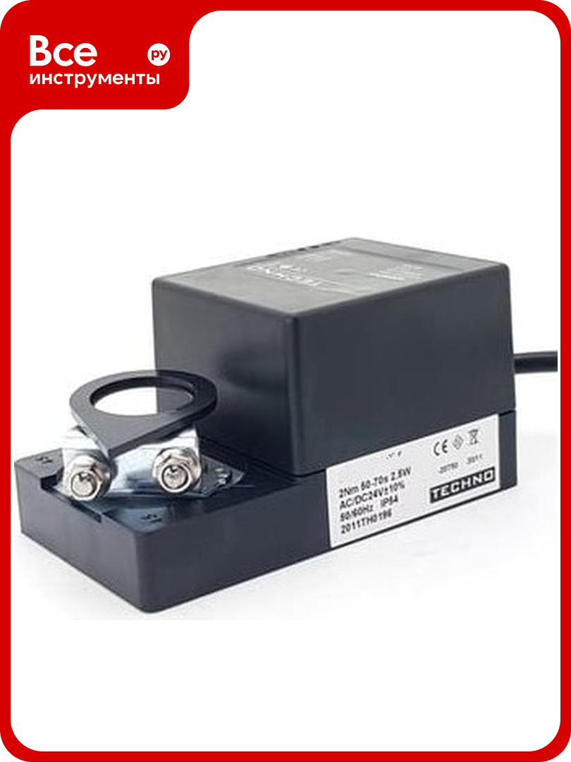 Реверсивный электропривод TECHNO 04AN/24V, 4Nm, 0-10V, 24AC/DC 100401