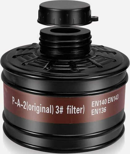 Изображение товара 40MM активированные угольные фильтры для полного маска для дыхания, выживания, ядерной и химической защиты-ROMIKY