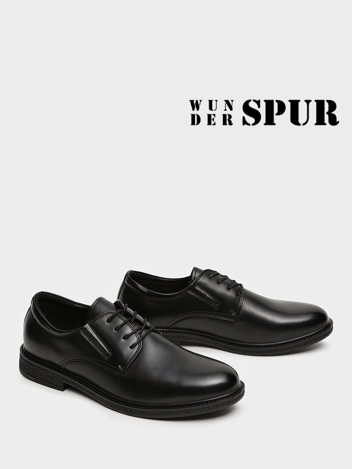Полуботинки wun der SPUR, размер 44, черный