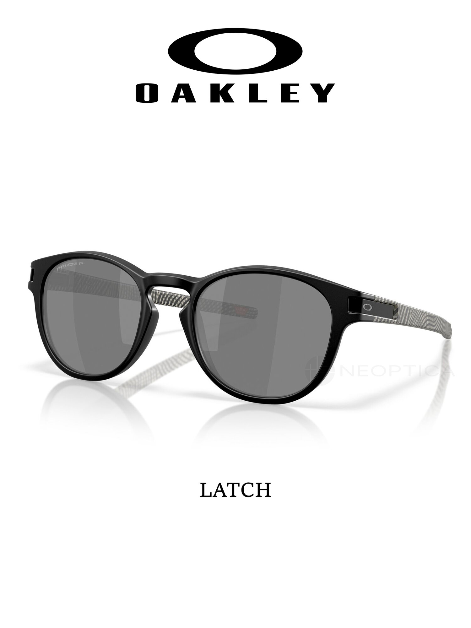Солнцезащитные очки Oakley, черный/серый