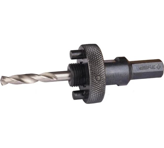 Державка быстросъемная ЗУБР пружинный фиксатор 32-152 мм для биметаллических коронок 29534_z01