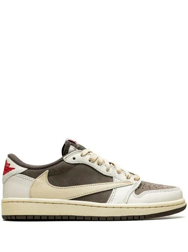 Кроссовки NIKE Air Jordan 1 Low OG, размер 43, молочный