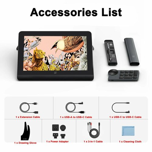 XPpen Artist Pro 16 Gen 2 Цифровой планшет 16 дюймов Artist Pro 16 Gen 2 59999₽