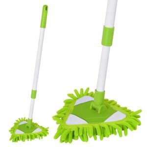 Щетка для уборки MULTIDOM треугольная насадка из микрофибры телескоп. ручка 65(88)х14 см цвет в ассортименте