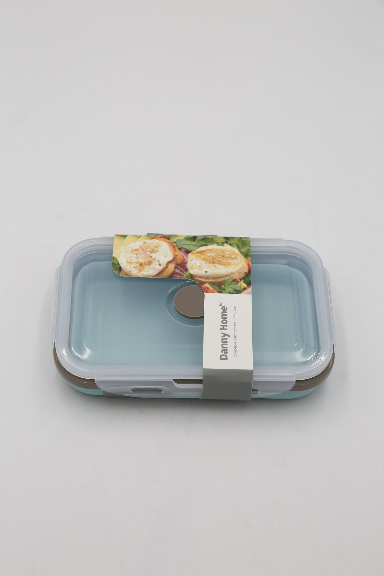 Контейнер-ланч-бокс складной (силикон) HOMEZAZA/DANNY HOME DH0415 18,8х12,2см 1шт 48х1