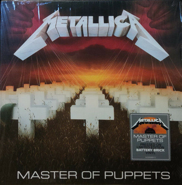 Metallica - Master Of Puppets (Red Vinyl). Виниловая пластинка LP, новая