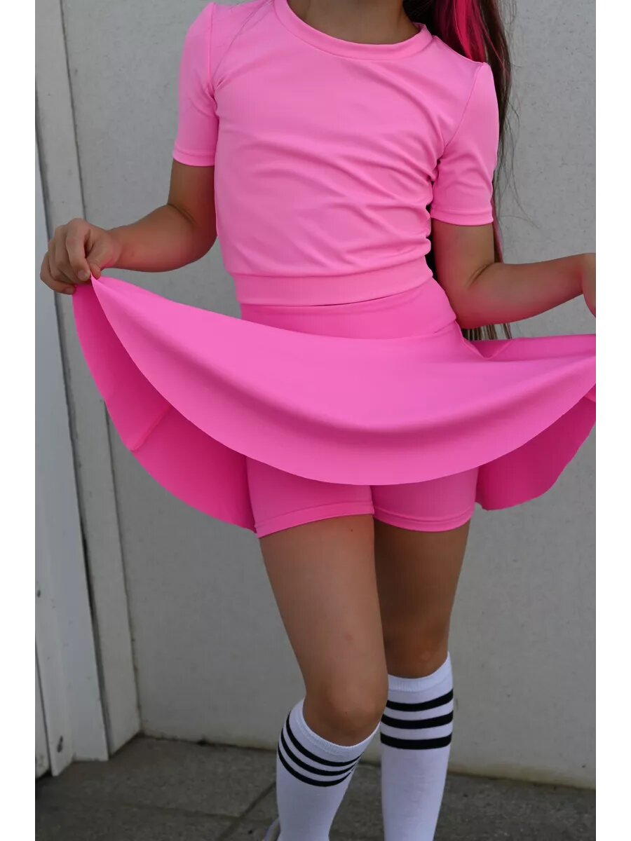 Юбка-шорты KseniaESM_fitwear размер 11-12 розовый