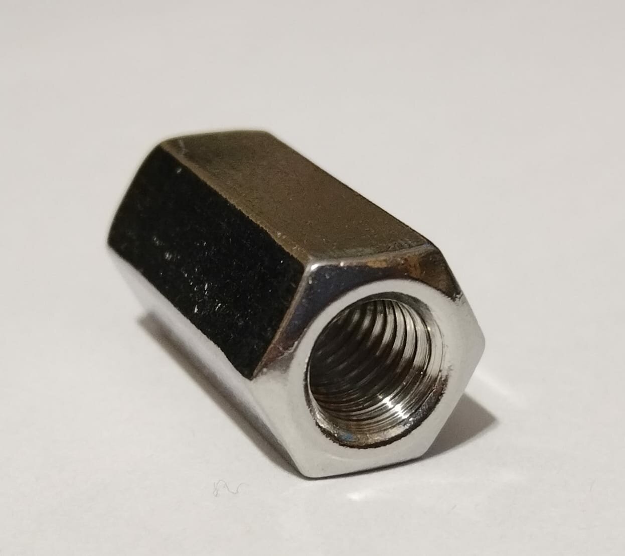 Гайка М5 соединительная нержавеющая сталь А2 DIN 6334 1шт