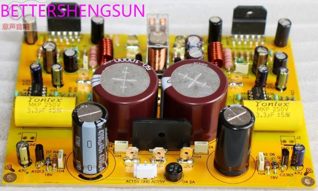 Комплект платы усилителя Lm3886