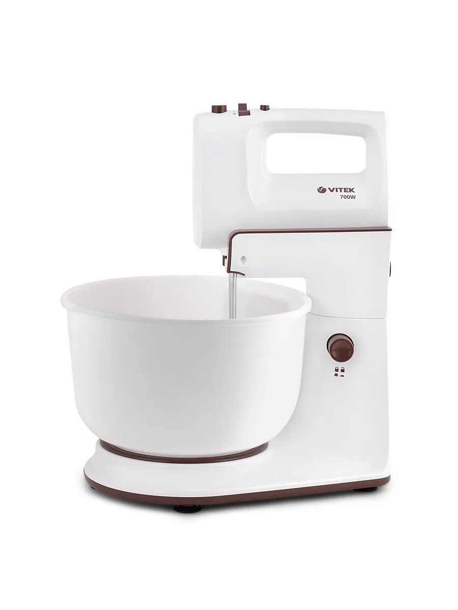 Миксер стационарный VT-1416 W 700Вт белый/коричневый