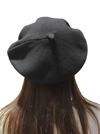 Берет  для девочек и женщин, размер 50-60, фиолетовый — фото 1