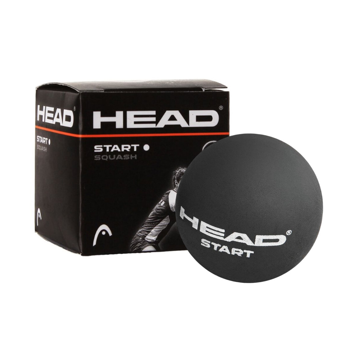 Мячи для сквоша HEAD 1-White Start x1 Отскок: Средний Скорость: Медленный