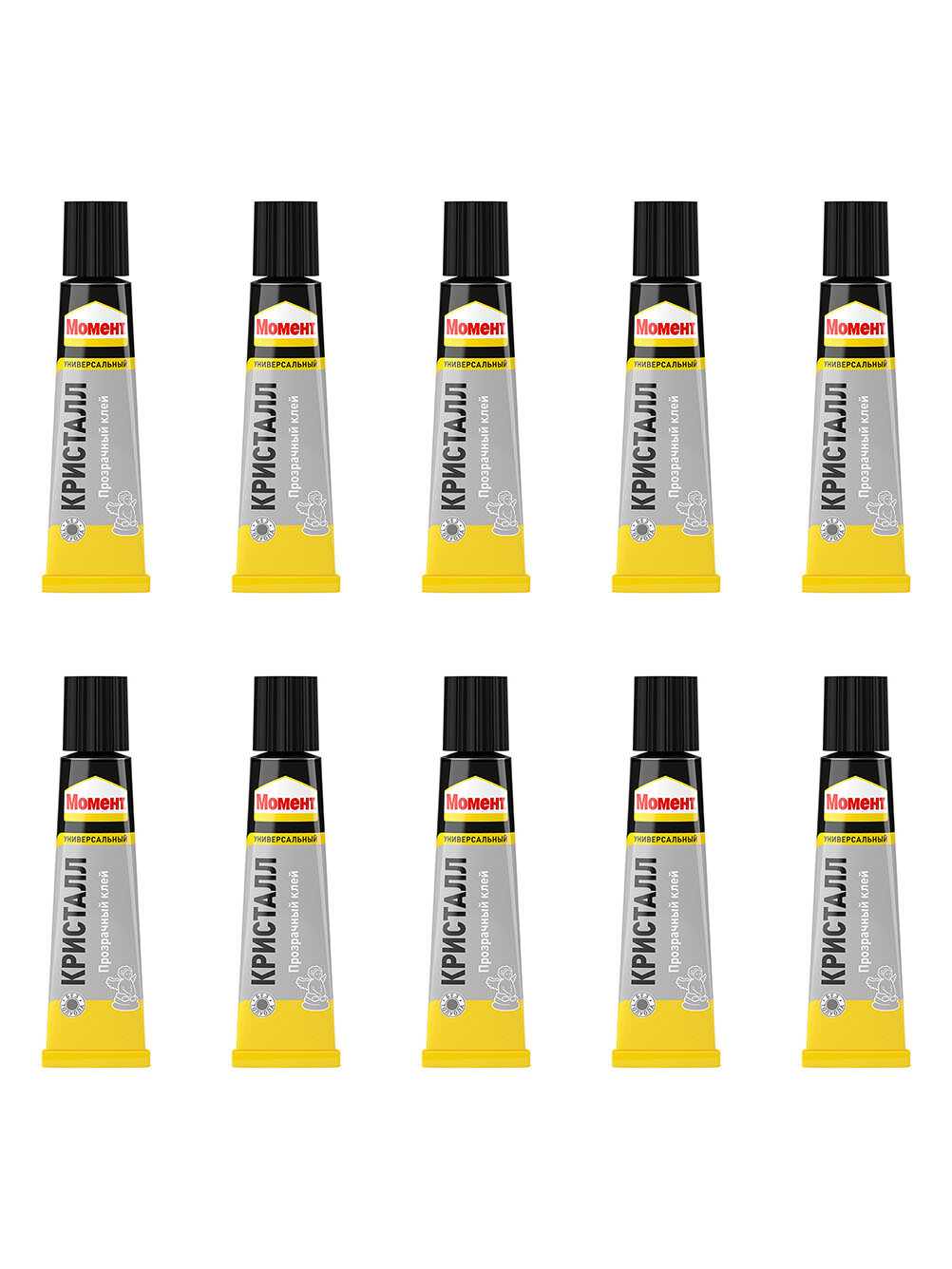 Клей контактный полиуретановый Момент Кристалл универсальный 30 мл (10 шт.)