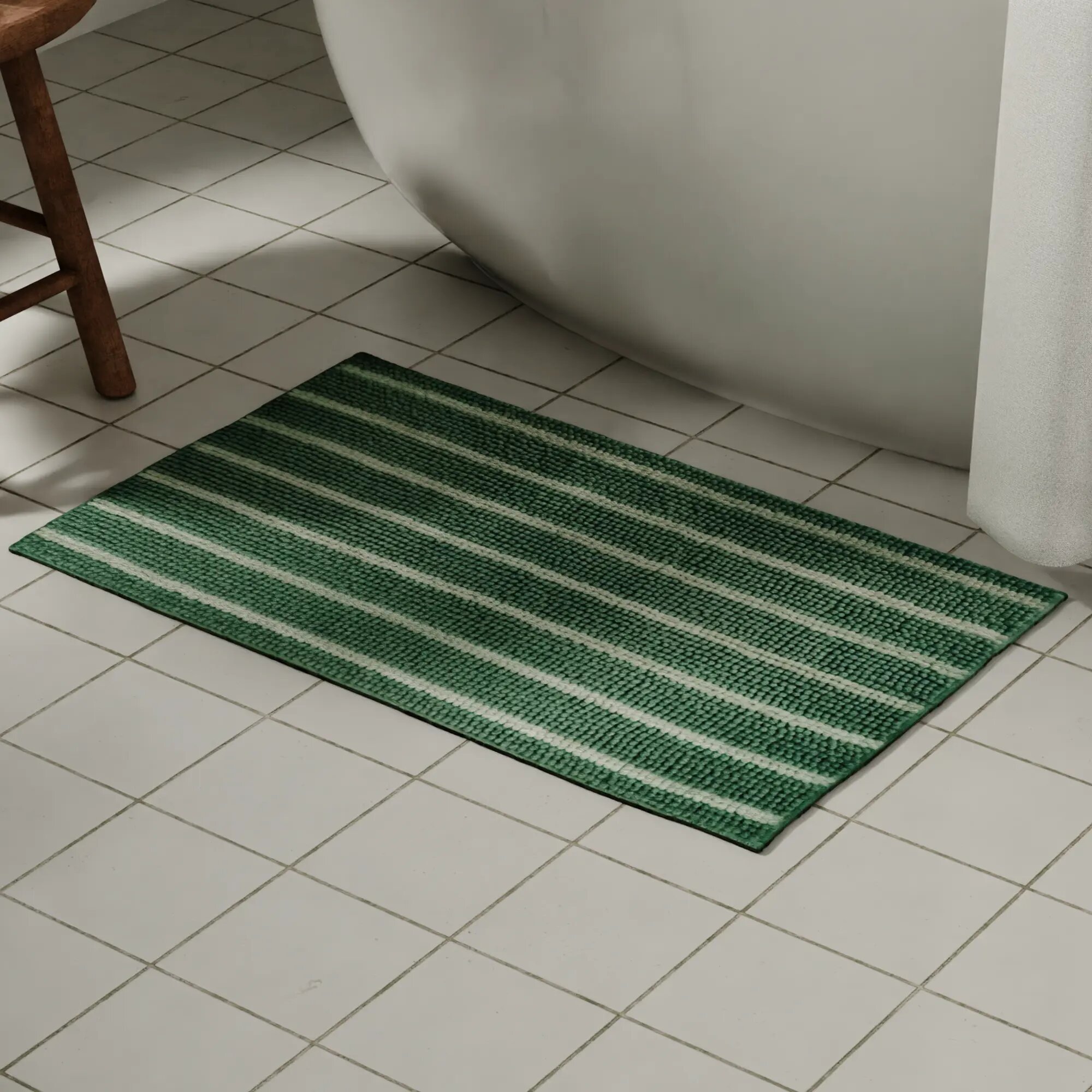 Ковер шенилл этна пэ 50x50 см зеленый