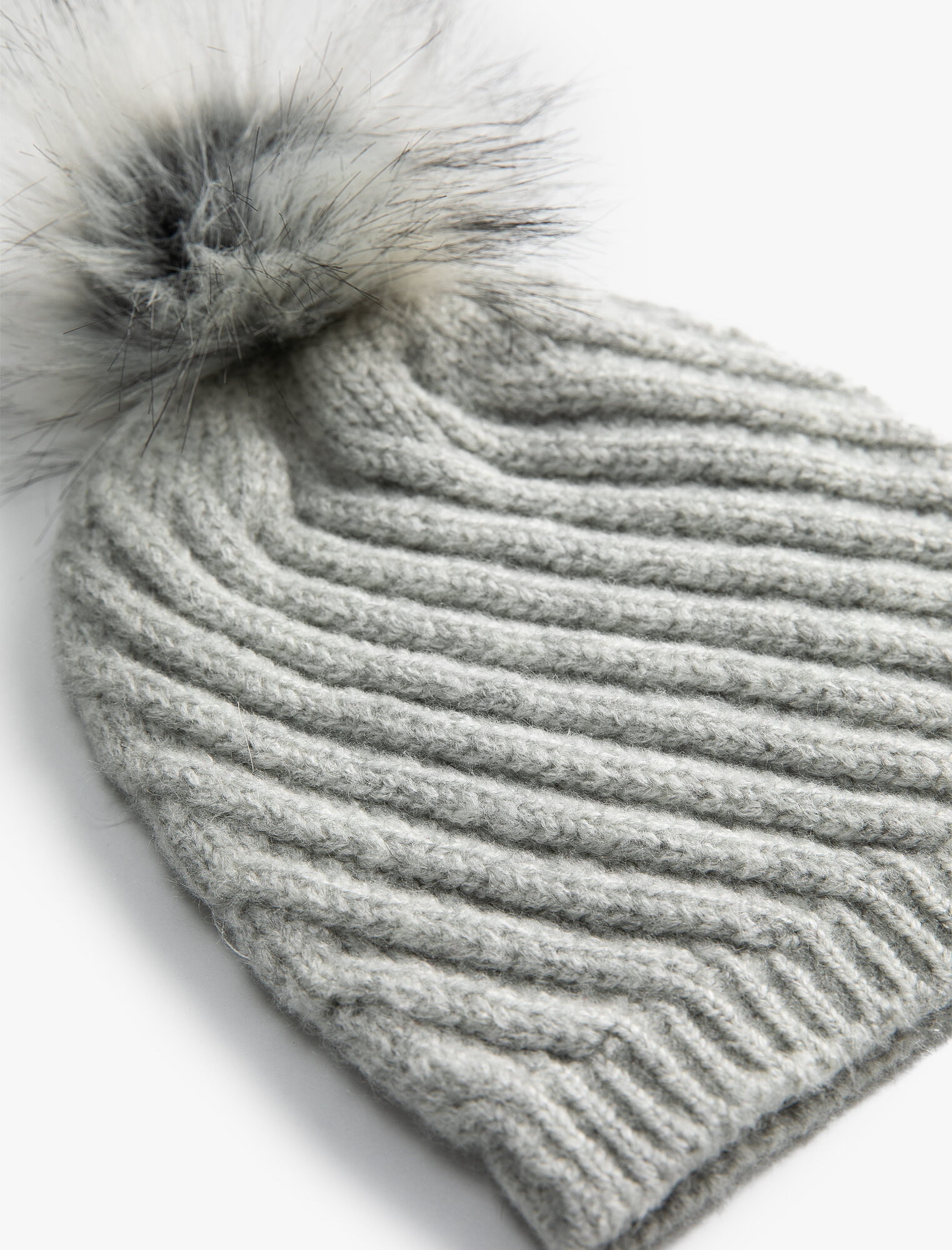 Шапка KOTON для женщин, размер универсальный - one size, серый — фото 1