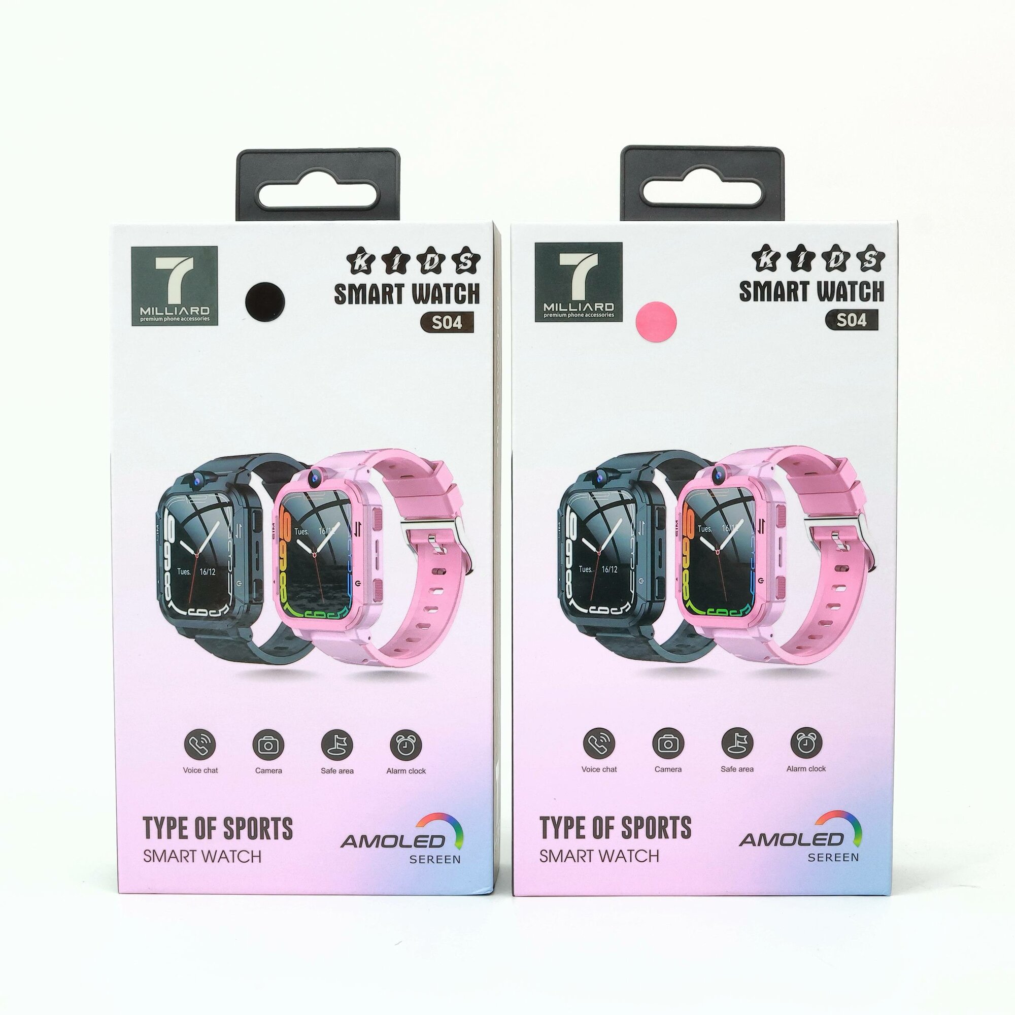 WATCH BABY 7 MILLIARD Model: S04 4G Pink смарт часы для детей