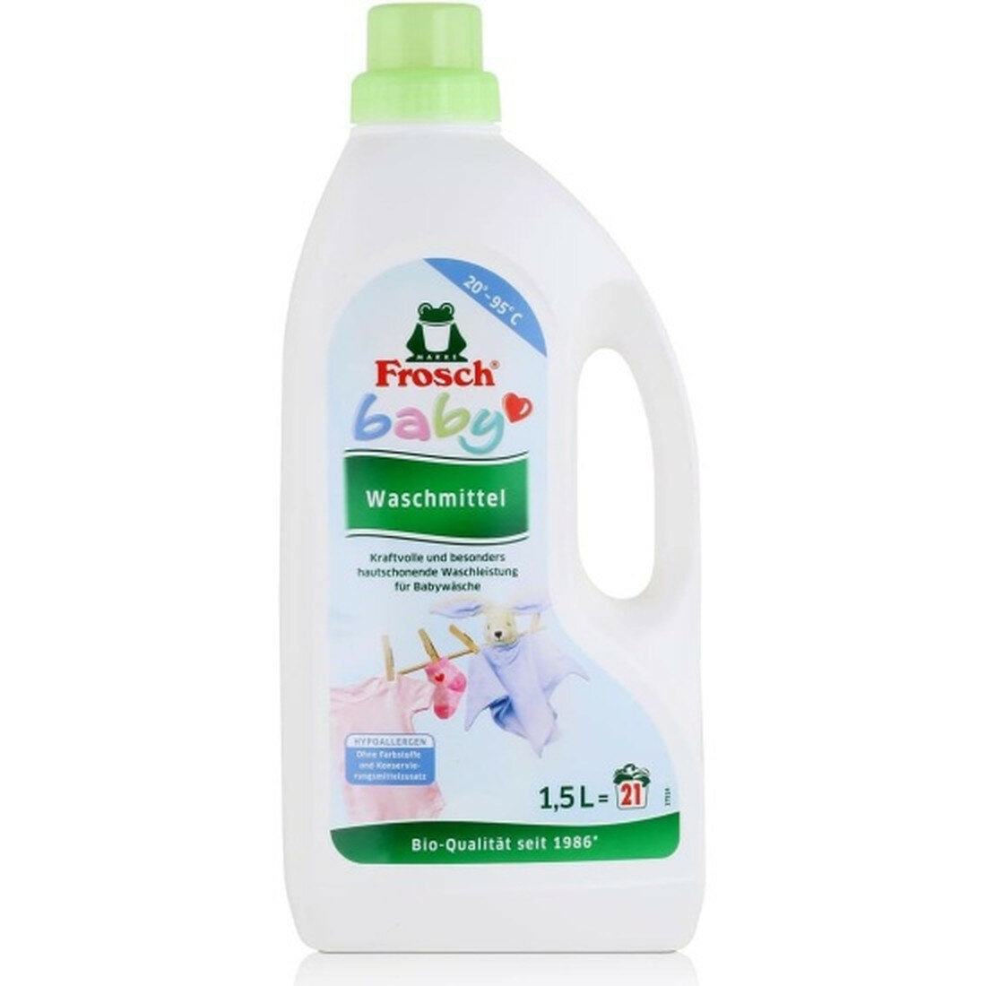 Жидкое средство для стирки Frosch фрош BABY детского белья 1 5 л