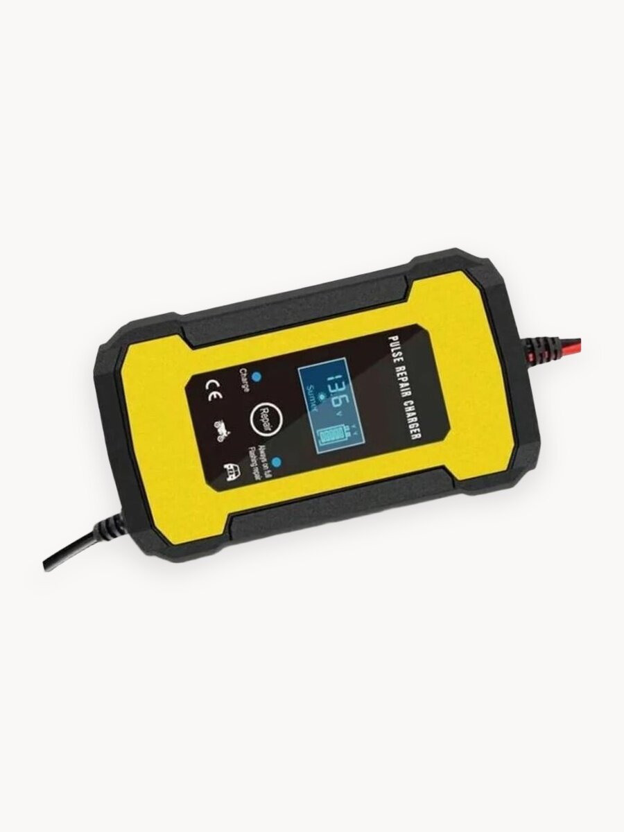 Зарядное устройство для автомобильного аккумулятора, зарядка для АКБ автоматическая 12V-6A 100 Ач