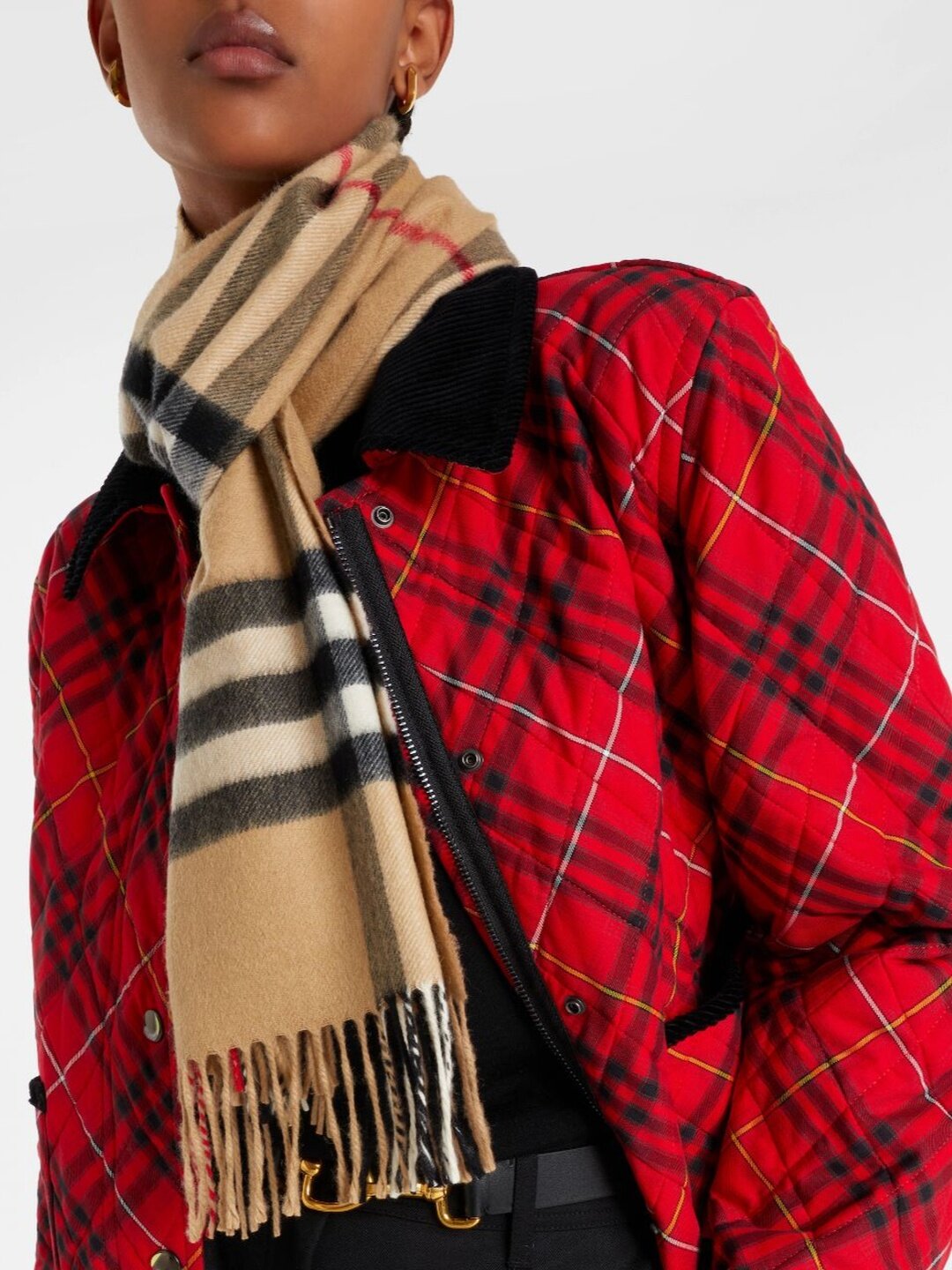 Шарф BURBERRY burberry,150х20 см, 150*20, темно-синий — фото 1