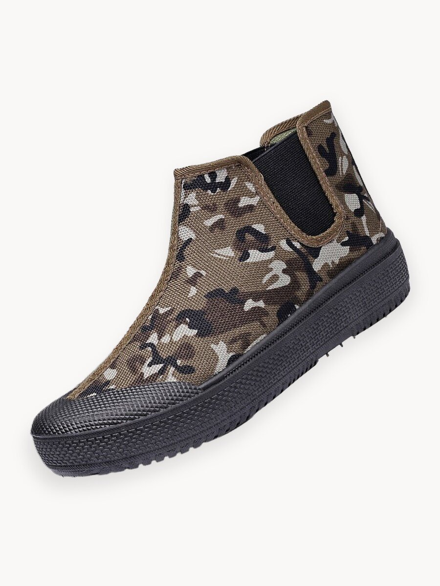 Ботинки мужские, рабочие. цвет коричневый, размер 45, камуфляж