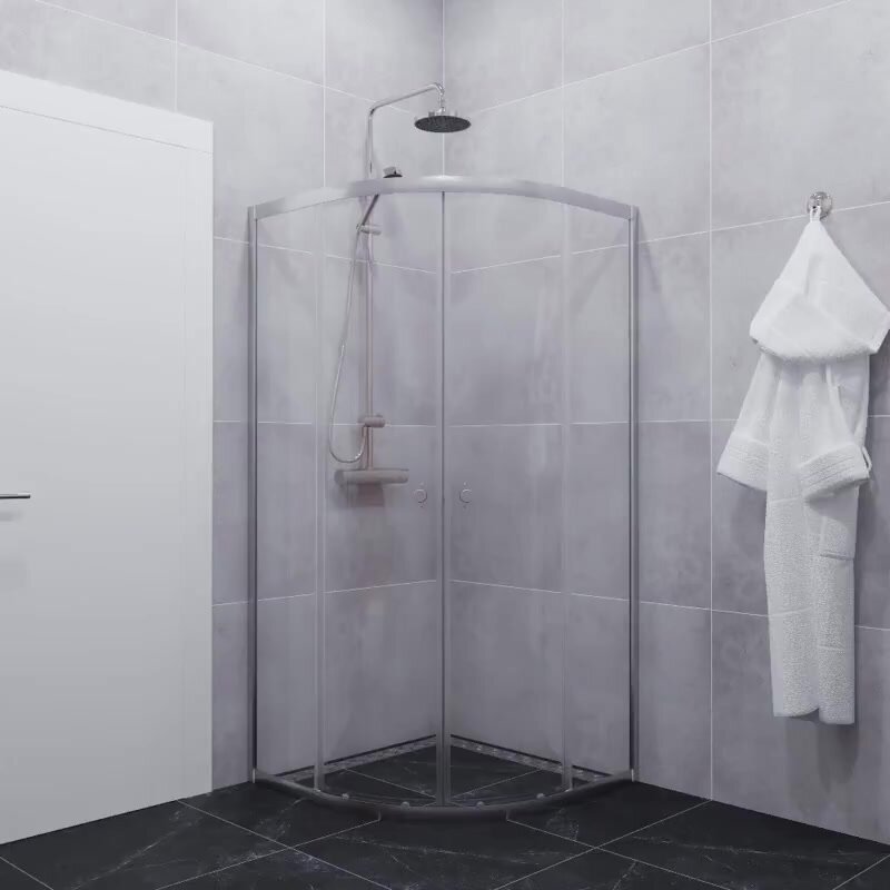 Душевой уголок Triton Альфа-Хром 80х80 без поддона — фото 1