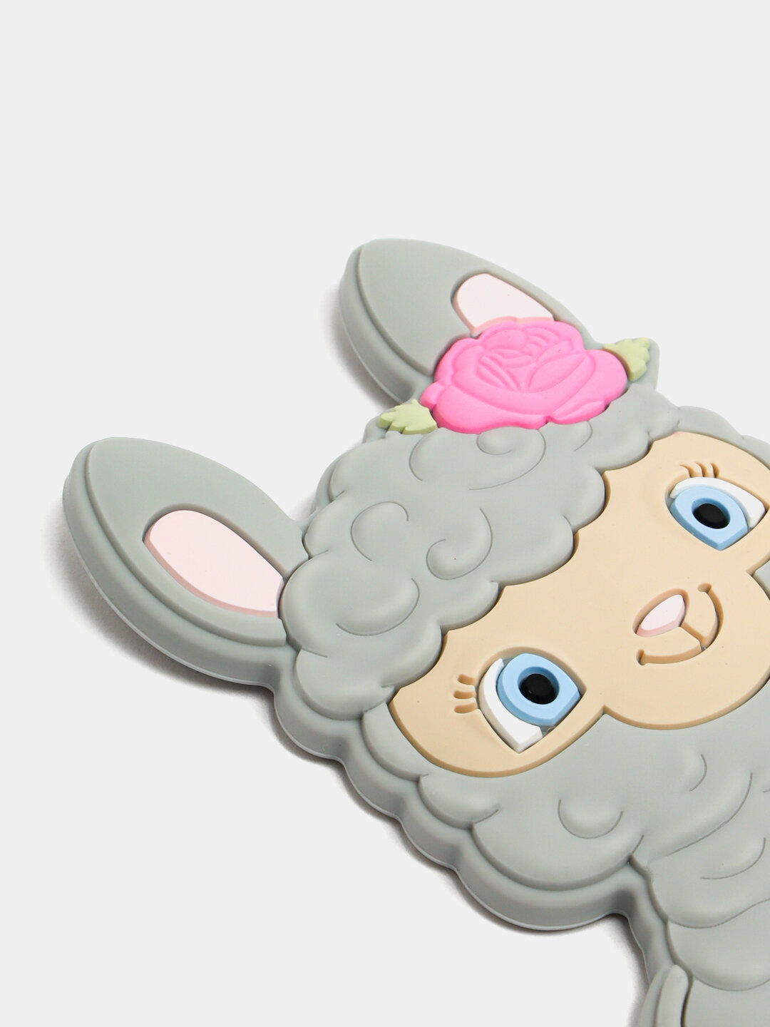 Силиконовый прорезыватель для зубов "Грызунок" Лама, мягкий, прочный — фото 1