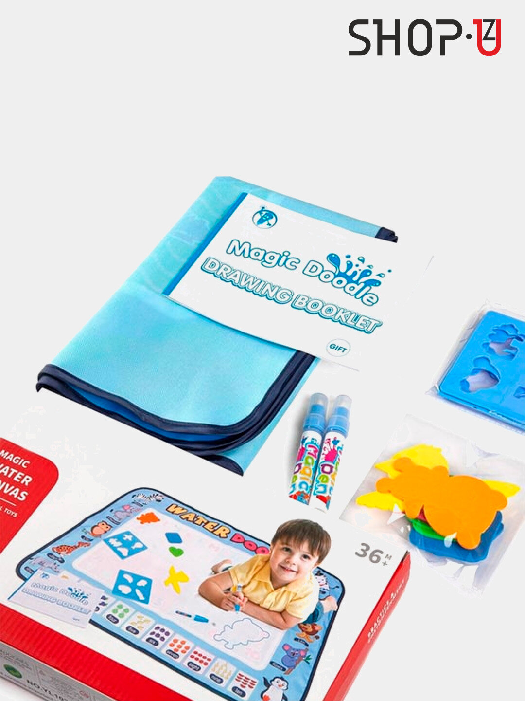 Образовательный волшебный ковер-раскраска Magic Water — фото 1