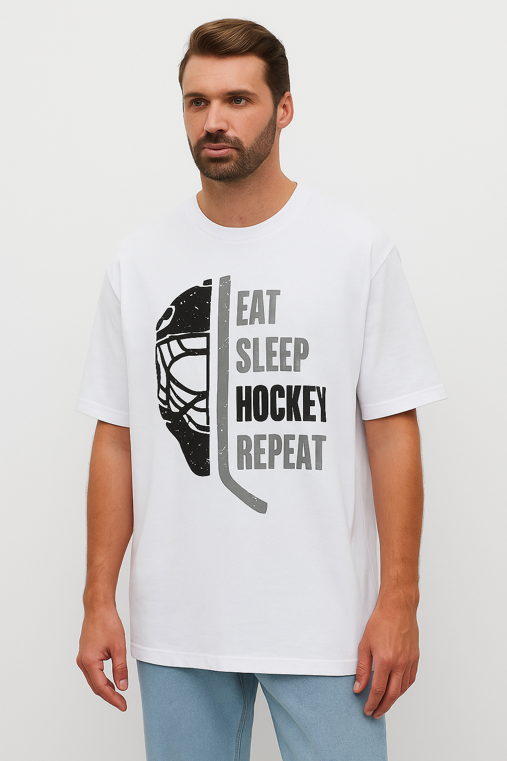 Футболка спортивная Беленини ХОККЕЙ, 1 шт., размер L/XL, белый 2
