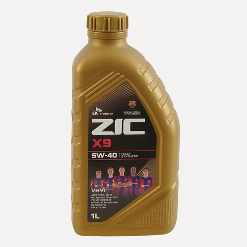 Изображение товара Масло моторное ZIC X9 5W40 синтетика 1 л 132000/132613