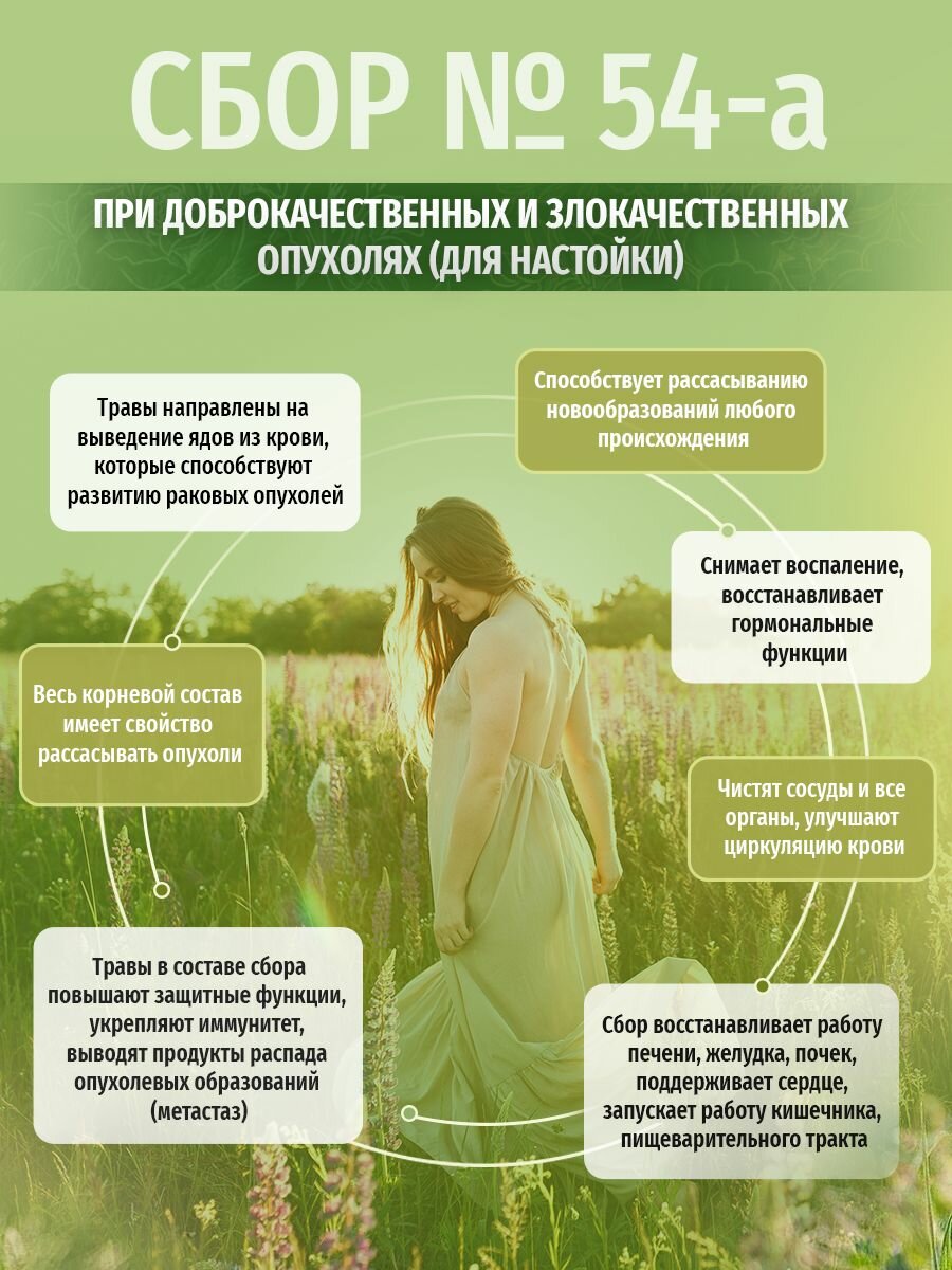 Картинки Травы Кавказа Сбор № 54-а При доброкачественных и злокачественных опухолях (для настойки) 130гр.