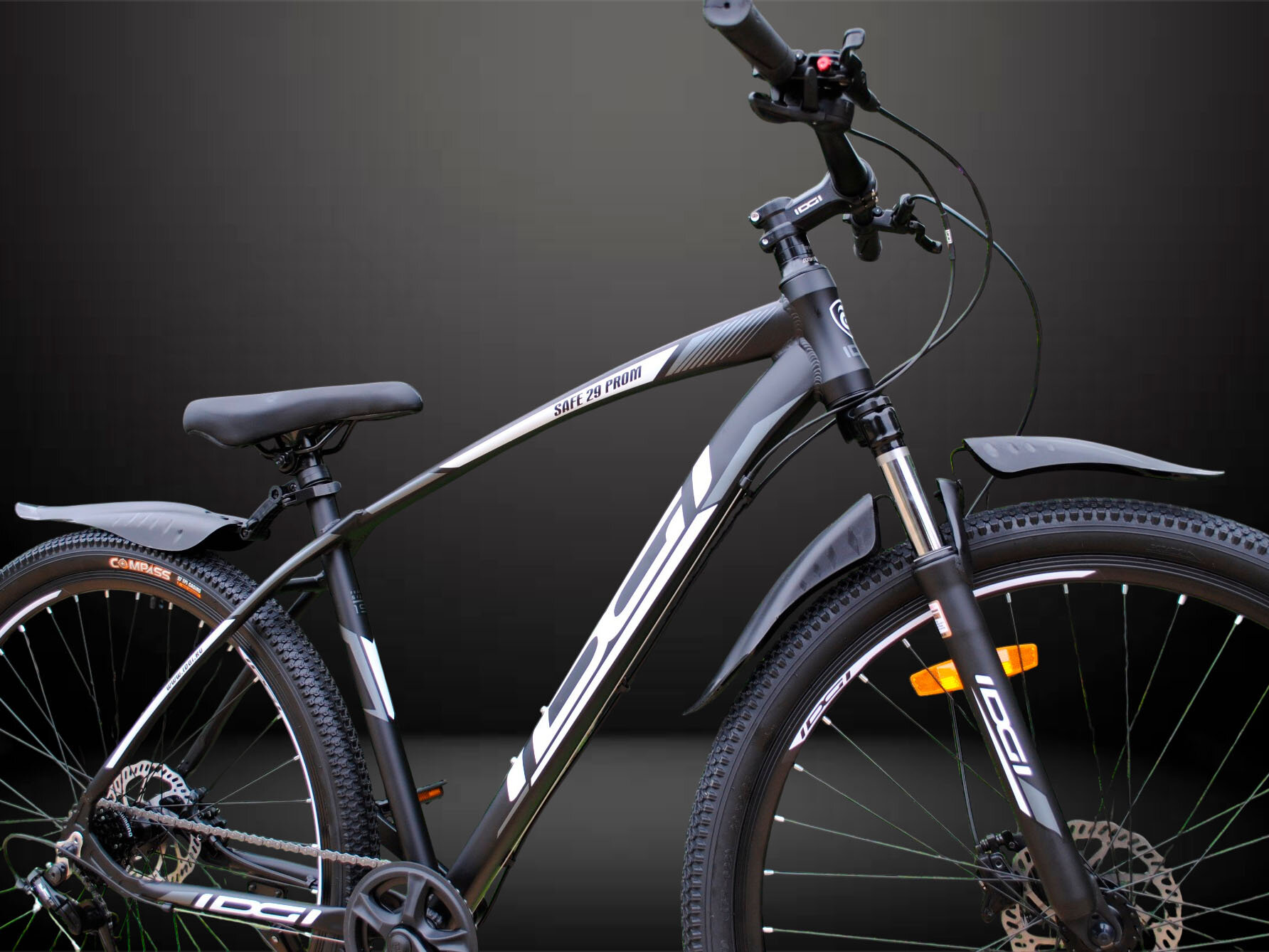 Велосипед горный IDGI SAFE 29-RED Shimano Altus Кассета Гидравлика