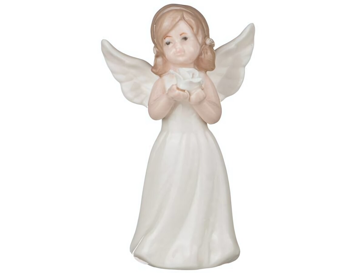 Фигурка Ангелочек из фарфора 56х45х97см Пасха декоративная подарок