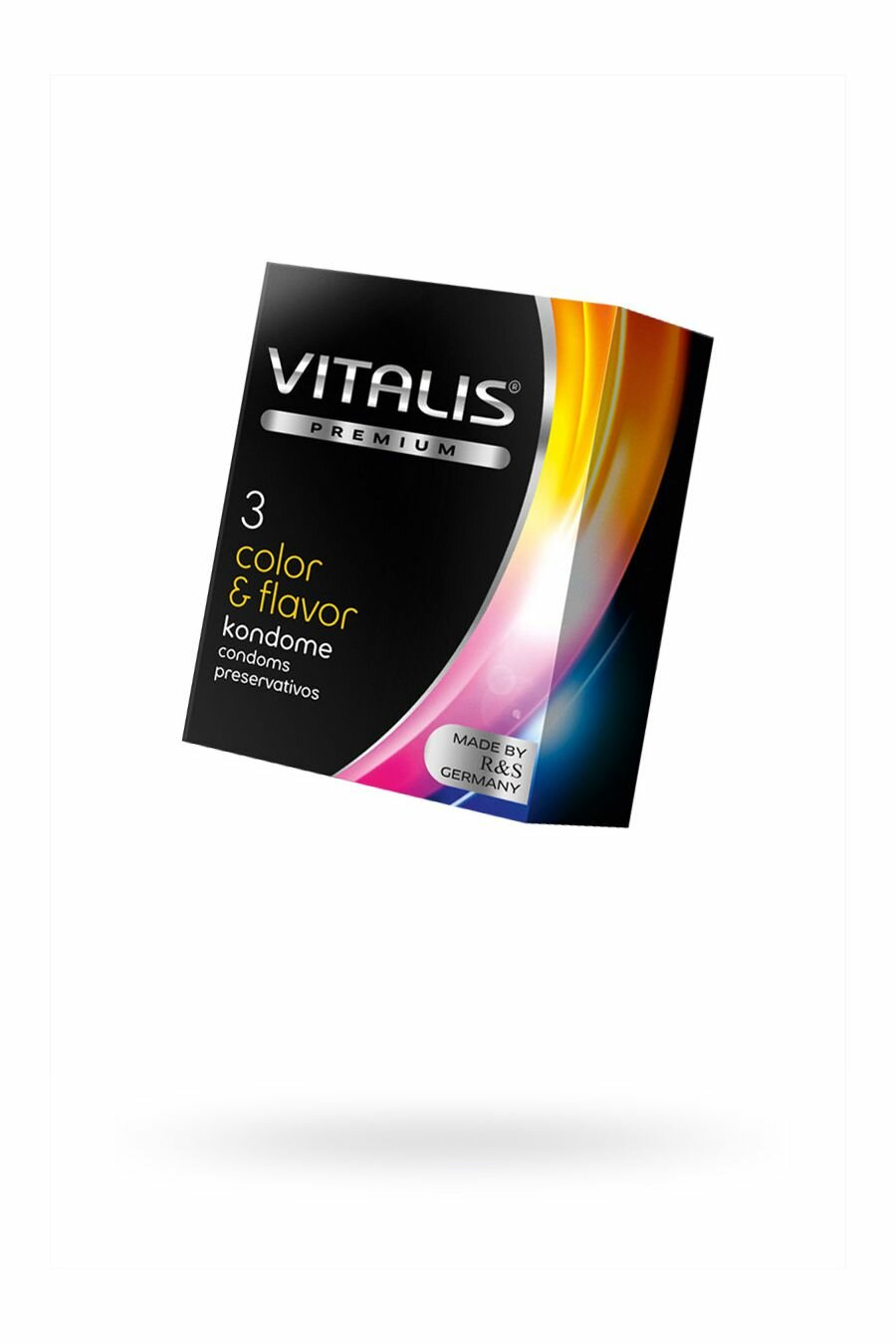 Презервативы VITALIS premium Color & flavor, 3 шт разного цвета и аромата