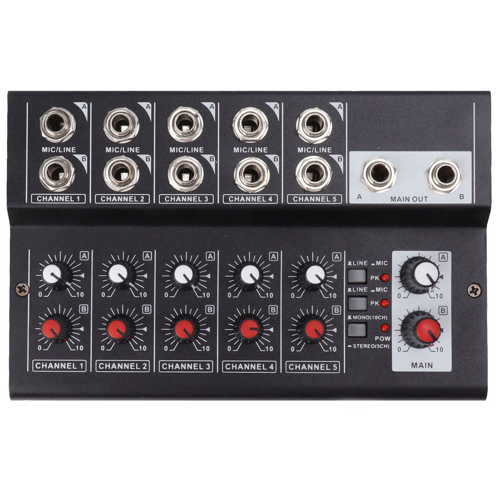 10-канальный цифровой микшер звуковой микшер студийный микшер 100-240 В британская вилка совместимый с домашней студийной клавиатурой для записи микшерный пульт
