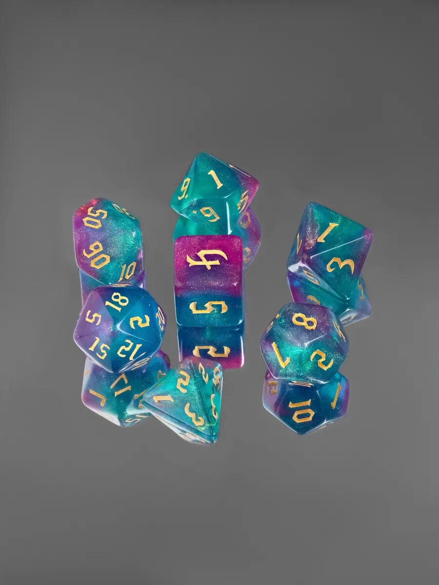 Дайсы днд кубики для dnd игральные кости 7 шт — фото 1