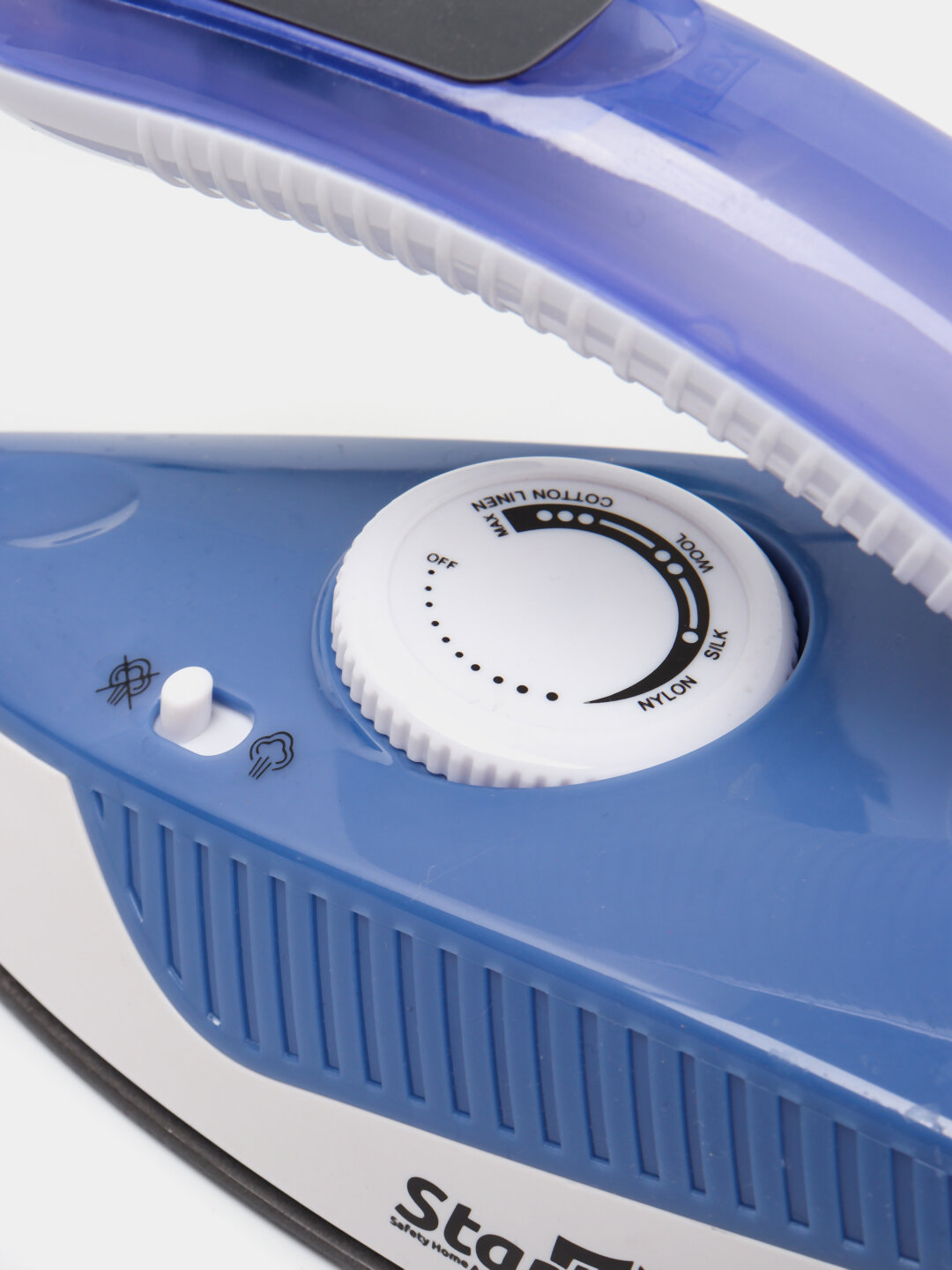 Утюг электрический со складной ручкой, антипригарное покрытие, 1000Вт — фото 1