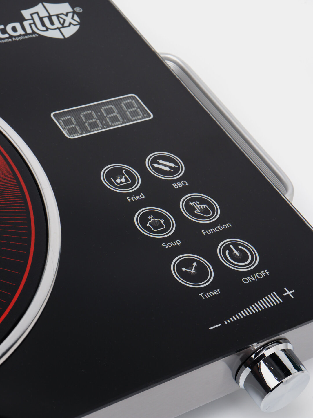 Инфракрасная панель Starlux, индукционная, 1 конфорка, черная — фото 1