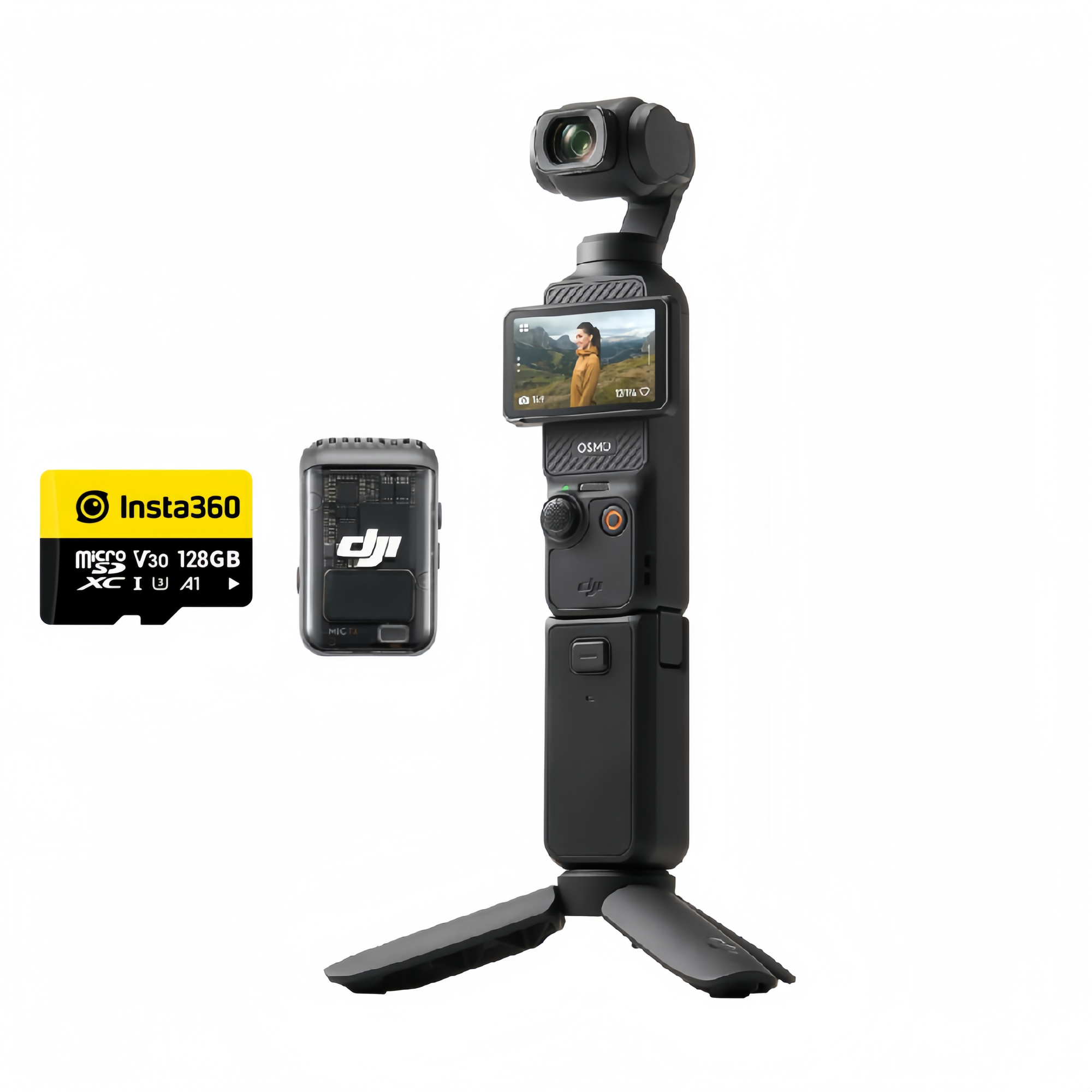 DJI Pocket3 creator combo おまけ多数 DJI Osmo Pocket 3 Creator Combo, 1-дюймовый CMOS-сенсор, объектив