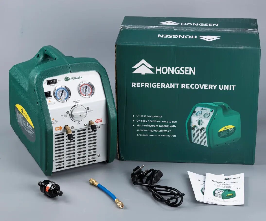 Станция сбора-рекуперации Hongsen HS-R250 автоматическое отключение