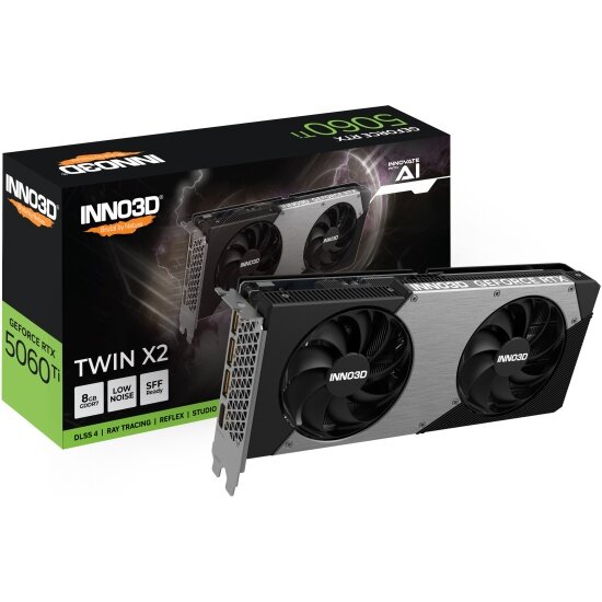 Видеокарта INNO3D GeForce RTX 5060 Ti TWIN X2 8G