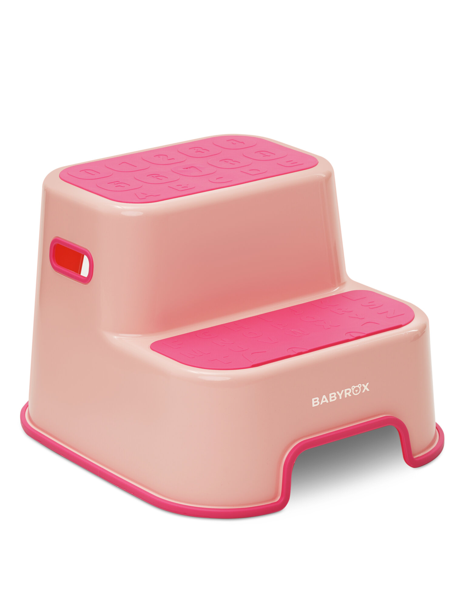 Стульчик-подставка для детей BABYROX, до 100кг, розовый, нескользящее покрытие
