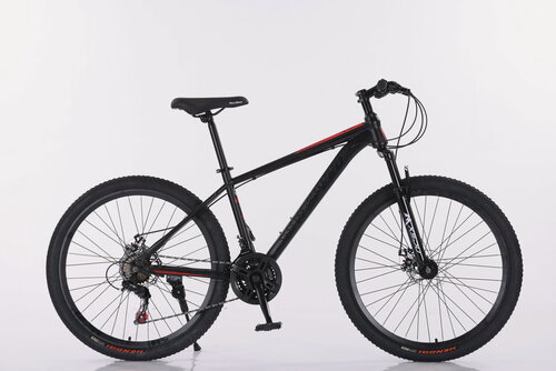 Изображение товара Велосипед горный Schwenker New Speed N750 (26' колеса, черный/красный, 16" рама, 21 ск, 2025/2026)