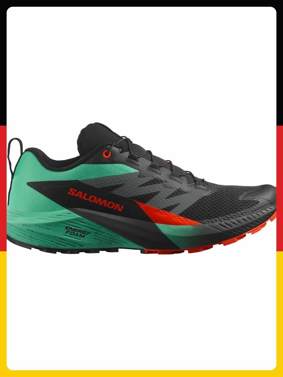 Кроссовки Salomon, размер 47 ⅓ EU, черный