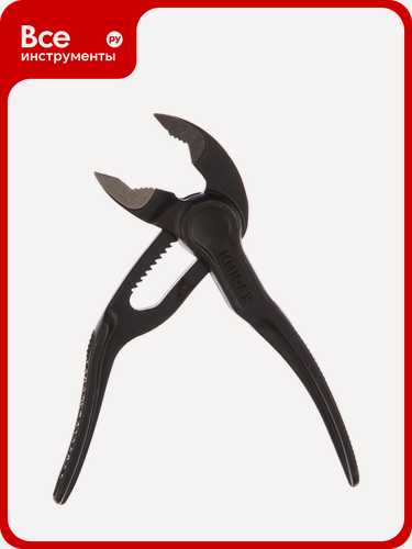 Изображение товара Переставные сантехнические клещи с фиксатором KNIPEX, CrV сплав, многочисленные позиции установки, для трубных