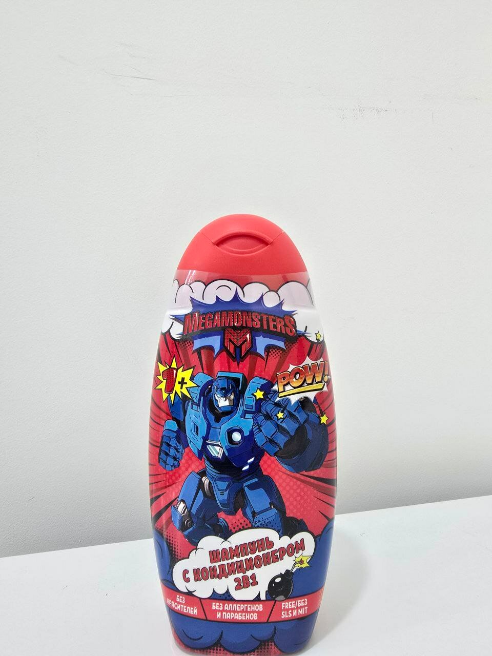 Шампунь Mega Monsters 2 в 1, детский, с кондиционером, 300мл — фото 1