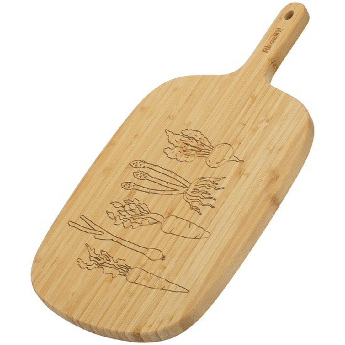 Доска Regent Inox Linea Bamboo разделочная прямоугольная, с ручкой, 48х25,5х1,9 см (93-BM-2-03.4)