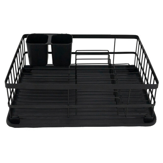 Сушилка для посуды TODELIA "Compact" 40х30х14см с поддоном нерж. сталь, полипропилен