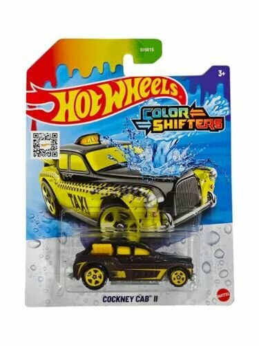 Машинка Hot Wheels меняющая цвет Cockney Cab JDN27